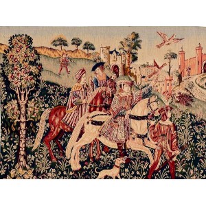 Gobelin tapisserie Retour de chasse